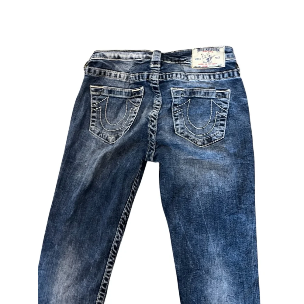 Women's True Religion Blue Skinny Jeans Size 27 - Picture 5 of 10